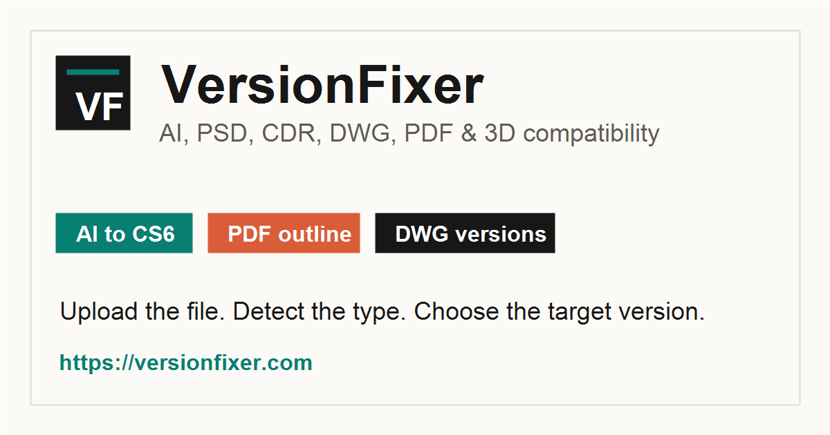 After Effects File Version Converter Online | VersionFixer
